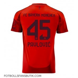 Bayern Munich Aleksandar Pavlovic #45 Replika Hemmatröja 2024-25 Kortärmad